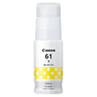 Canon GI61Y Yellow Ink For Canon G3620 and G3660 Printers